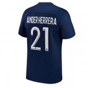Ligue 1 Fotballdrakter Paris Saint Germain PSG 2022-23 Ander Herrera 21 Hjemme Draktsett